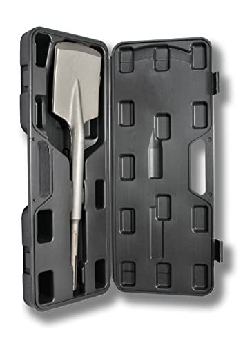 WERHE Schaufelmeißel 110 mm Breite x 410 mm Länge mit SDS-Max-Aufnahme – zum Auflockern und Graben in harten Böden, Erdreich, Beton und Asphalt – aus legiertem Stahl - Image 10