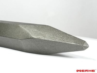 WERHE ® Profi HEX28 Spitzmeißel 28 x 400 mm Sechskant-Aufnahme 28 mm für Abbruchhammer spitz Meißel Meissel - Image 10