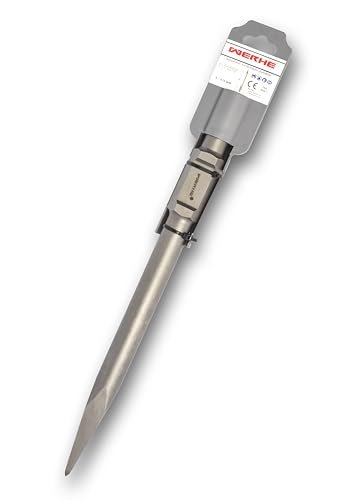 WERHE ® Profi SDS Hex Spitz Meißel 50 x 410 mm Set 2 Stück Kaltspattspitzspitze Flachdüse für Abbruchhammer - Image 7