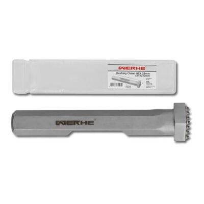 WERHE® Bushhammer HEX28 – 16 Zähne, 220 mm – Robustes Meißelwerkzeug für Betonbearbeitung – quadratisch - Image 10