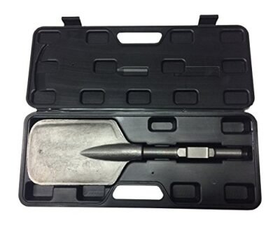 WERKON Profi SDS HEX Schaufelmeißel 135 x 440 mm Sechskant-Aufnahme 30 mm für Abbruchhammer Schaufel Meißel Meissel Kunststoffkoffer - Image 4